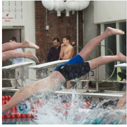 Swim team sophomores make a splash