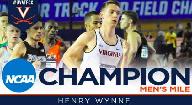 Henry Wynne takes the crown in the NCAA Championship Mile