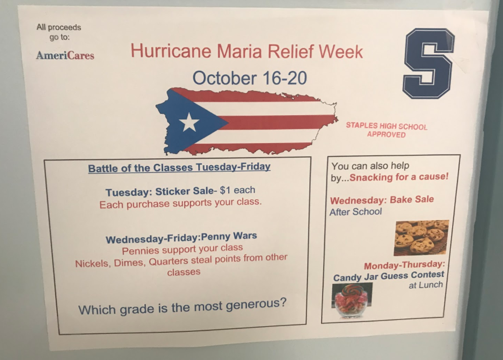 Hurricane+Maria+fundraising+storms+into+Staples