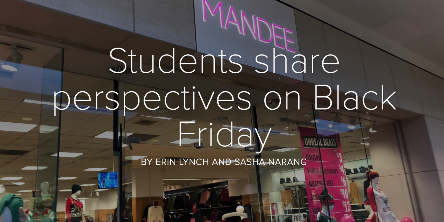 Students share perspectives on Black Friday
