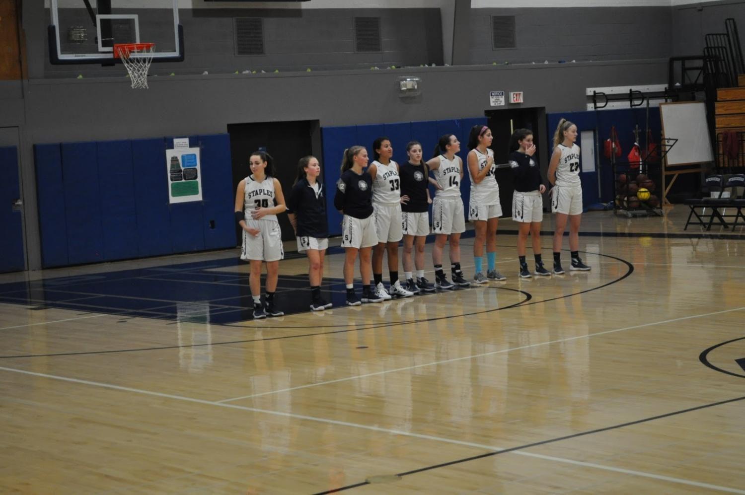 Tough Loss for Staples Girls Basketball Against Trumbull