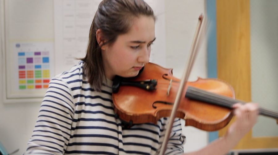 Humans of Staples: Schmidt flourishes in violin performance