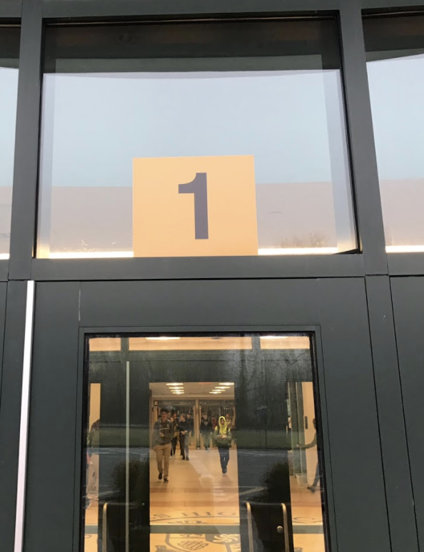 Administration posts numbers over entrances to Staples
