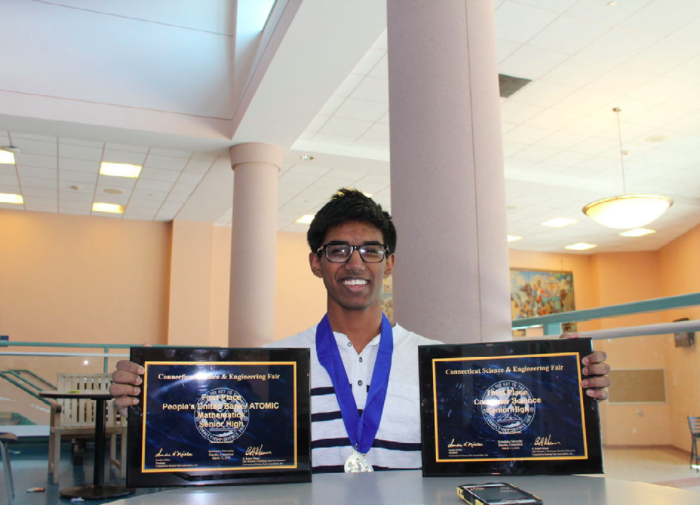 Murali ranks as finalist in Connecticut Science and Engineering Fair