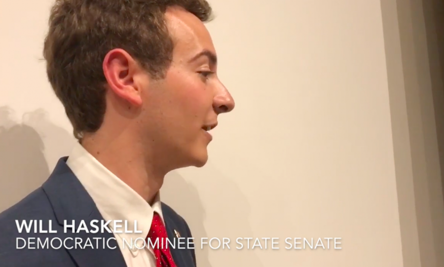 Will Haskell accepts Democratic nomination for State Senate
