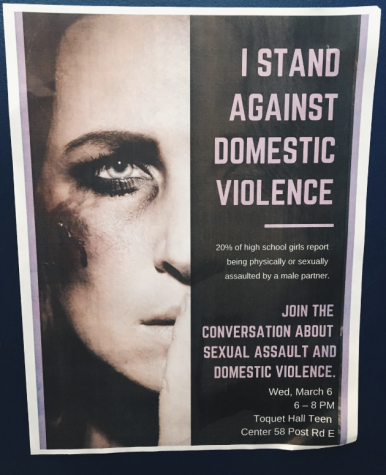 The Women in Society class posted posters throughout the school to promote the event.