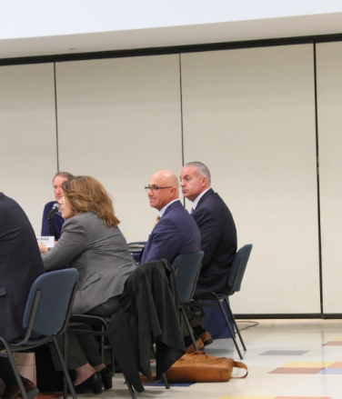 Assistant Superintendent Anthony Buono (middle) will serve as Acting Superintendent while current Superintendent Colleen Palmer is on a leave of absence due to a medical emergency. Buono will hold the position until an interim or official Superintendent is hired. 