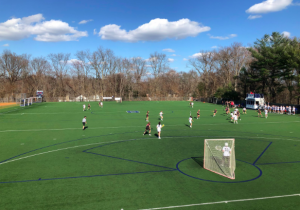 On April 6, Staples girls’ lacrosse hosted “A Game for Gus” to honor the memory of Gus Cardello ’17. Fundraising was done all week, with all proceeds going to the Gus Cardello Memorial Scholarship Fund. 

