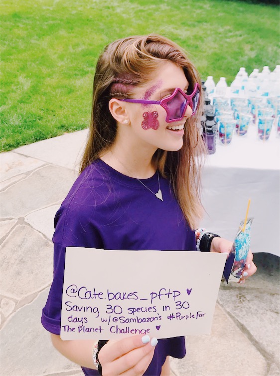 The event’s creator, Cate Casparius ‘19, advertises the instagram account that she created for the fundraiser. Casparius’ goal was to post at least 30 pictures on the account to save acres of rainforest land.  