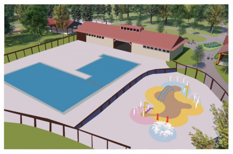 Changes to Camp Mahackeno include the construction of a new pool, swim pad, and pool house
