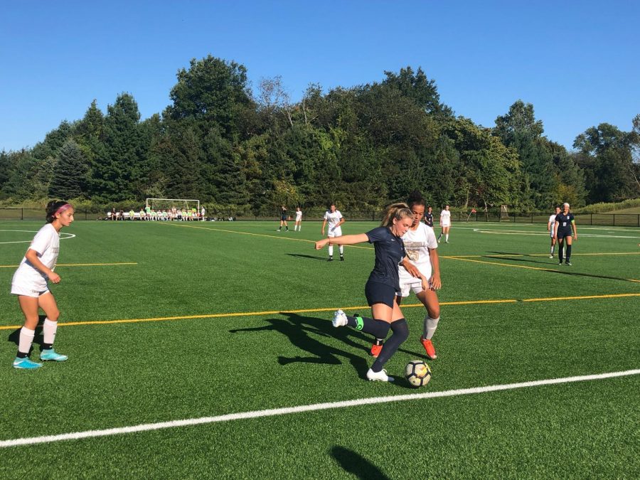After a successful preseason and start to their season, varsity girls’ soccer defeated Trumbull High School in a 6-3 win at the highly attended game at Wakeman field on Wednesday, Sept. 25.