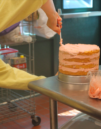 Students in the Advanced Culinary class participate in Cake Wars, themed ‘Day of the Dead’.