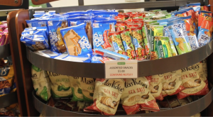 The Staples cafeteria offers a wide variety of nutrition bars such as Nature Valley bars, Cliff bars and Chewy bars. These bars are loved by Staples students as quick snacks before a test or sports practice.