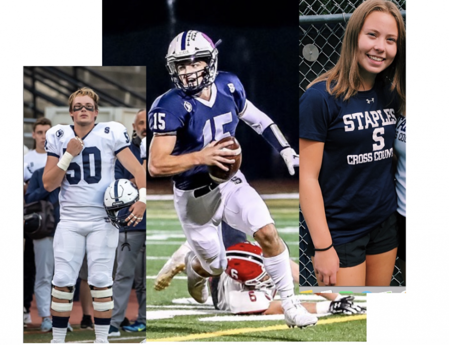 Senior students, athletes, and leaders shown as they participated in their fall sports (Ben Howard, Jake Thaw, Abby Carter). From this week on, they will be making large transitions into their winter sport, all ready and excited to begin. 
