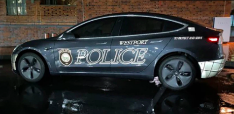 The Westport Police Department bought a Tesla Model 3 to be one of their squad cars, which cost the town about $52,000. 