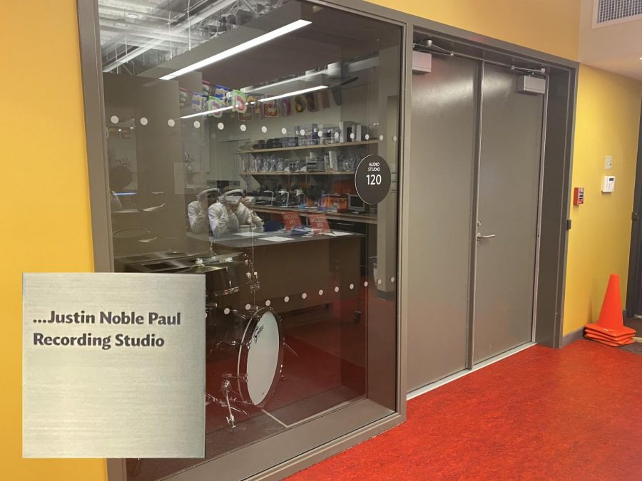 Currently being built, the Justin Noble Paul recording studio hopes to spark imagination in what is now the newest addition to the Westport Public Library. 