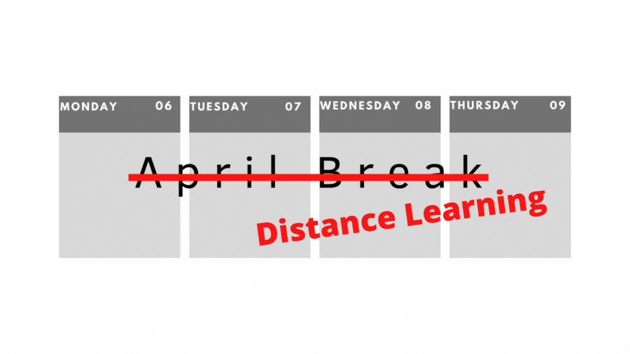 The Board of Education voted to cancel April vacation for the 2019-20 school year. Students will continue doing online lessons through the district Distance Learning model on April 6 through April 9. There will be no virtual teaching on Good Friday, April 10.