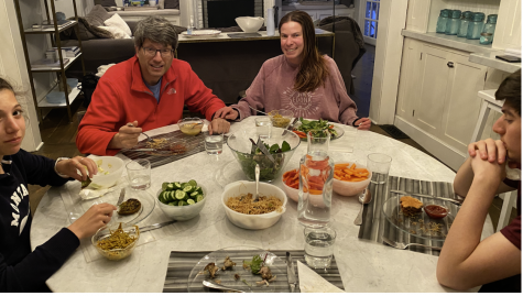 One positive thing that has come out of this quarantine is that I am now able to have dinner with my family every night. It is a nice way to end the day and catch up.
