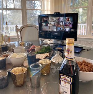 Due to the current pandemic, families will be celebrating Passover Seder with family and participating in traditional services virtually, utilizing platforms like Zoom. 