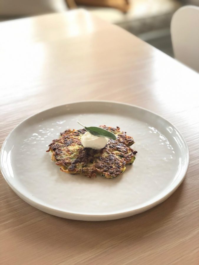 During the quarantine, there is a lot of time to try and enjoy new recipes. A health filled zucchini pancake is the perfect lunch meal to make, and it tastes delicious!