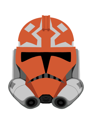 A 332nd Battalion Clone Trooper Helmet