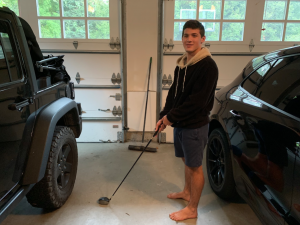 Josh Leon ’21 began his hobby of golfing because his brother claimed Josh wouldn’t be able to pick up the sport. Leon took his brother up on that challenge and now golfs once a week at Longshore Country Club. 