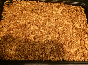 Granola is a healthy, easy snack for anyday! Stay full and healthy after eating the six ingredient granola recipe that can be used in cereal, on its own and in many other creative ways.