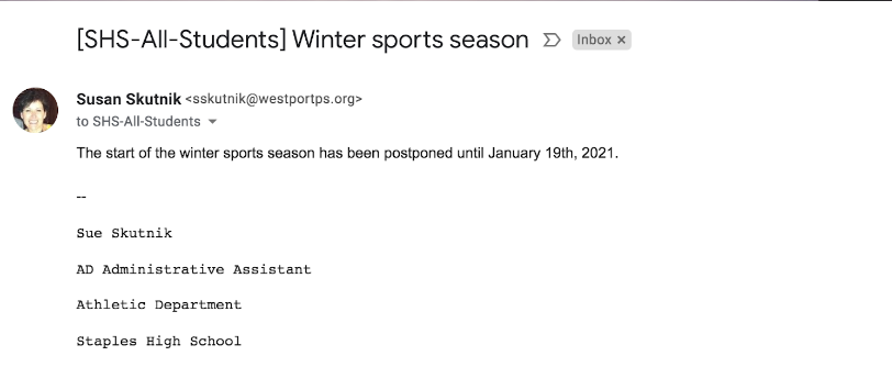 The+CIAC+delayed+the+winter+sports+season+until+Jan.+19%2C+2021+after+a+rise+in+COVID+cases+statewide+to+ensure+the+safety+of+all+students.+