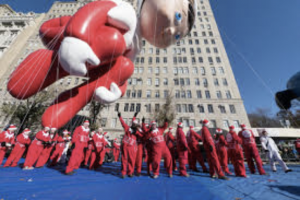 The Macy’s Thanksgiving Day Parade will not have an in-person audience this year to abide by Covid restrictions. Instead the parade will be televised on NBC from 9a.m. to noon on Nov. 26. 