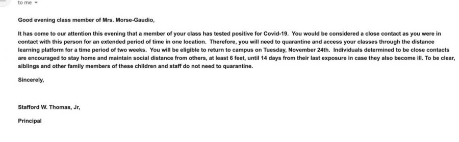 Students+who+were+identified+as+a+close+contact+received+an+email+on+Nov+10+at+around+9+pm%2C+letting+the+students+know+they+will+be+required+to+quarantine+for+the+14+days.+