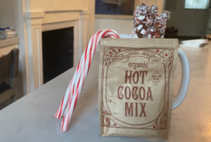 A DIY hot chocolate package is fun, inexpensive and made with love. Homemade gifts can be even appreciated even more than store-bought ones because the people receiving the present understand the time and effort put into it. This is a great gift for a winter night during the holiday season.