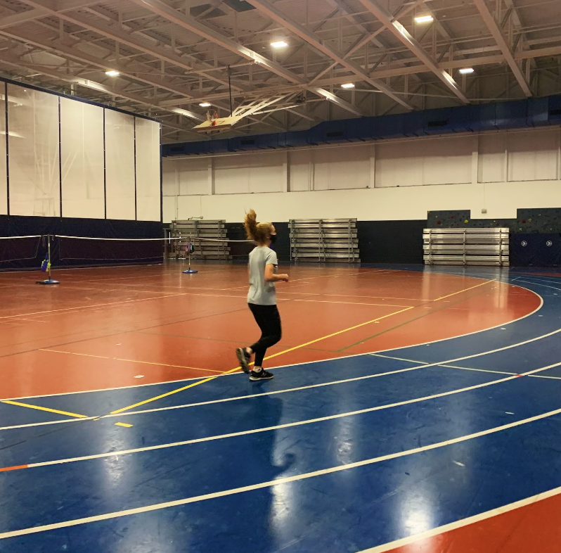 Indoor track preseason has been abiding by all of the regulations that they must follow this season. Runners wear masks when practicing and social distance when necessary.