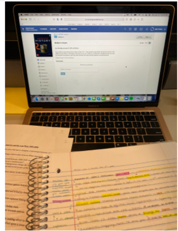 Although some departments are not issuing midterms this year, some classes are continuing to do so, such as AP U.S. History. These midterms are taking place during normal class periods rather than designated midterm blocks this year.
