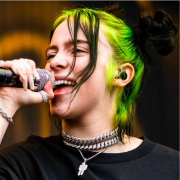 Billie Eilish performs at the music festival Pukkelpop in 2019.