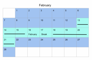 Students should be allowed to attend classes virtually two weeks before and after school vacations and be marked as APO excused.