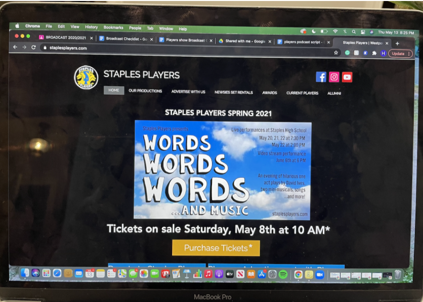 Staples+players+poster+for+their+production+of+%E2%80%9CWords+Words+Words+%E2%80%A6+and+Music.%E2%80%9D+There+will+be+three+shows+taking+place+May+20-22.+You+can+purchase+tickets+on+the+Players+website.+