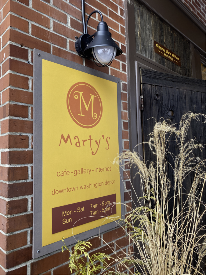 Other attractions in Washington were also drawn into Stars Hollow, including Marty’s Cafe, which is speculated to be the inspiration of the iconic Luke’s Diner.
Martys Cafe provides a more modern atmosphere in Washington, serving different beverages, baked goods and lunch specialties.
