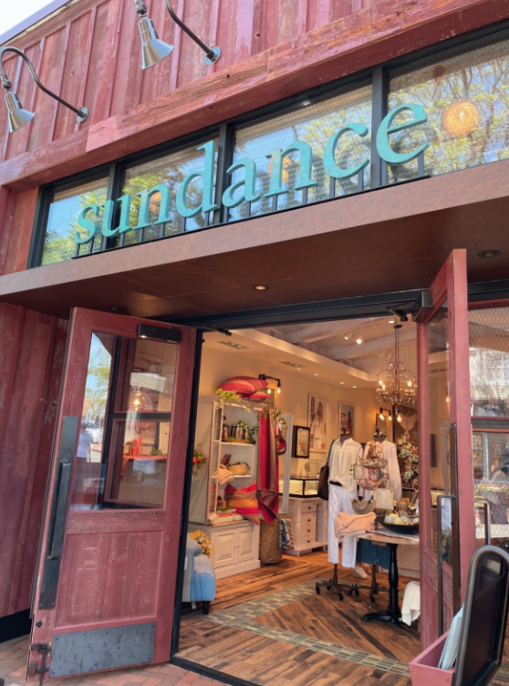 New store Sundance located on Main Street in Westport offers apparel, shoes, jewelry, accessories, art and home decor.  