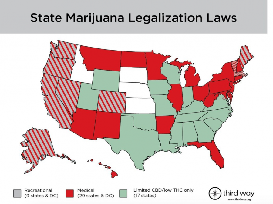 The+recent+passage+of+a+bill+in+Connecticut%E2%80%99s+State+Senate+has+reignited+debate+about+whether+or+not+to+legalize+recreational+cannabis+use.+If+the+bill+passes+the+house%2C+Connecticut+will+become+the+17th+state+to+legalize+recreational+cannabis+use.+