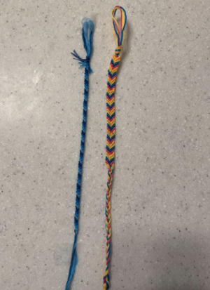 Friendship bracelets are extremely easy to make, and require very few supplies. They are a convenient and entertaining activity for the summer. 