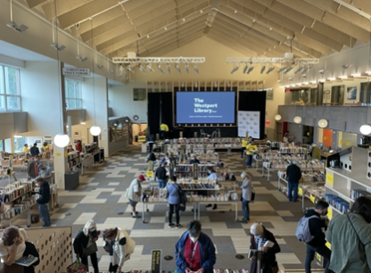 From Oct. 8 - Oct. 11, the Westport Library organized another one of its book sales, featuring an immense collection of various books and other items.