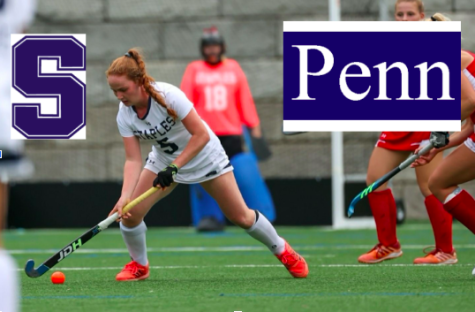 Emma Nahon ’23 has committed to University of Pennsylvania for field hockey. Nahon currently plays for the Staples girls’ varsity field hockey team.
