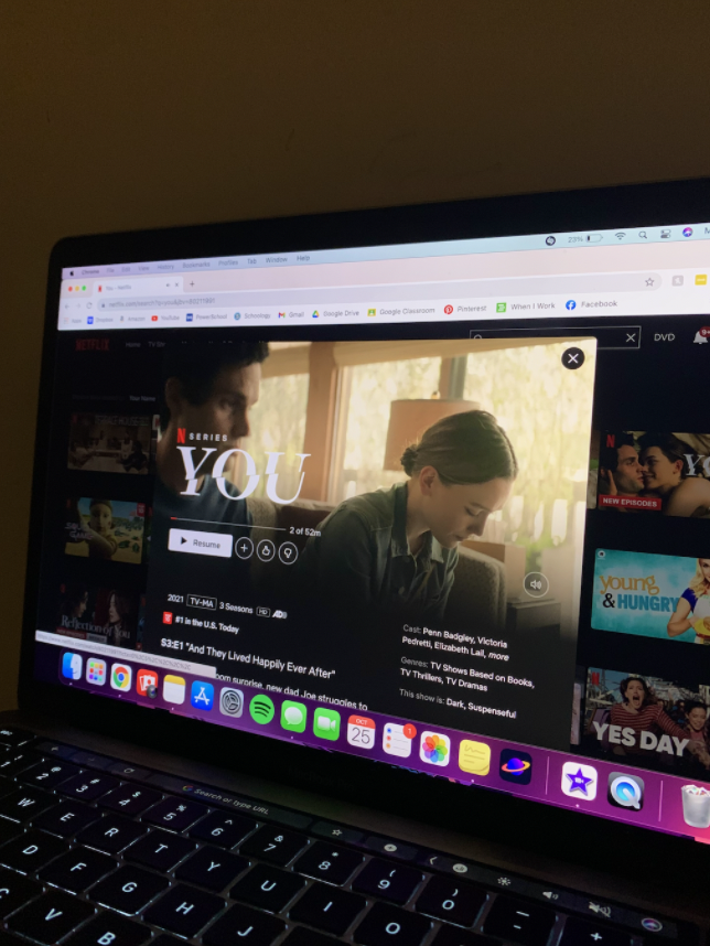 “You” season three, released on October 15 to Netflix, tells the story of Joe Goldberg (Penn Badgley) and Love Quinn (Victoria Pedretti) who are married and raising their newborn son in the Californian suburb of Madre Linda. As their relationship takes a turn, Joe cycles back to his old patterns of obsession with a strong interest in their next door neighbor, Natalie. 