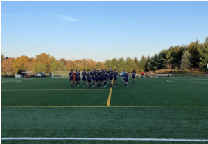 The Staples boys’ soccer team took on Manchester in the first round of the CIAC state tournament on Tuesday, Nov. 9 at 2:00 p.m. The team won with a score of 4-0, with goals from Jackson Hochhauser ’22, Reese Watkins ’22 and Ryan Thomas ’22. 