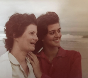 My grandmother, Miriam Barros (left), and my mother, Jacqueline Passios (right), on a beach in Recife about 14 years into the dictatorship. Just two years after this photo was taken, Brazil held the first direct election for governor since the military regime started. According to Folha de S.Paulo, 48 million voters went to the polls.