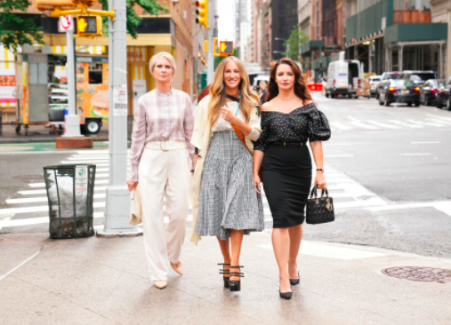 Pictured are Miranda, Carrie and Charlotte, who are the main characters of the show ‘Just Like That,’ which was released on Thursday Dec. 9 on HBO Max.