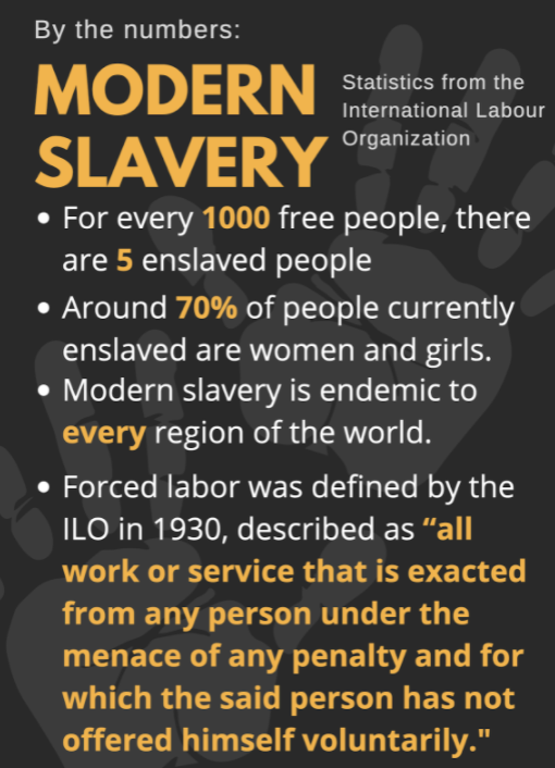 Working conditions are just one of many considerations to make when shopping this holiday season. Many companies benefit from modern slavery or dangerous and unjust working conditions somewhere in the supply chain and should thus be avoided. 