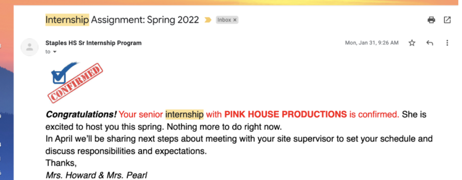 There are hundreds of internships on the list provided by the internship office. There is also an option to do a self-design internship as long as it’s approved by the office. 

