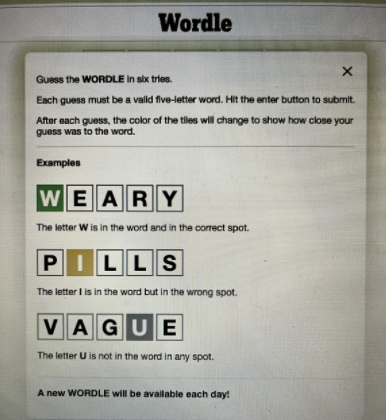 Wordle was released in Oct. 2021 and recently purchased by the New York Times. Once a day, players get six chances to guess a five-letter word.