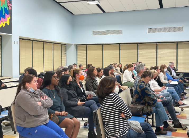 Westport parents, educators and residents attended the Board of Education meeting Monday night, contributing to conversations about the equity study on the climate of Westport district schools.